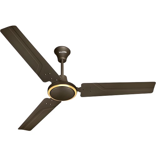 Lazer Seaira Metallic with 2 Year Warranty Energy Saving 1200 mm Ceiling Fan (1 Star | Metallic Brass | Pack of 1)