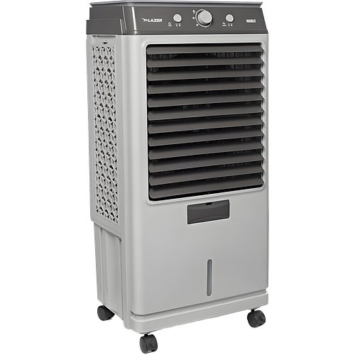 Lazer 70 L Desert Air Cooler (Grey, Nimbus coming with Large Ice Chamber with glasstop) | 3 Side Honeycomb & Woodwool Cooling Pad | Cooler For Room/Home