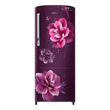 Samsung RR24C2723CR/NL 223L Direct Cool Single Door Refrigerator with Digital Inverter Compressor, 3-Star – Camellia Purple