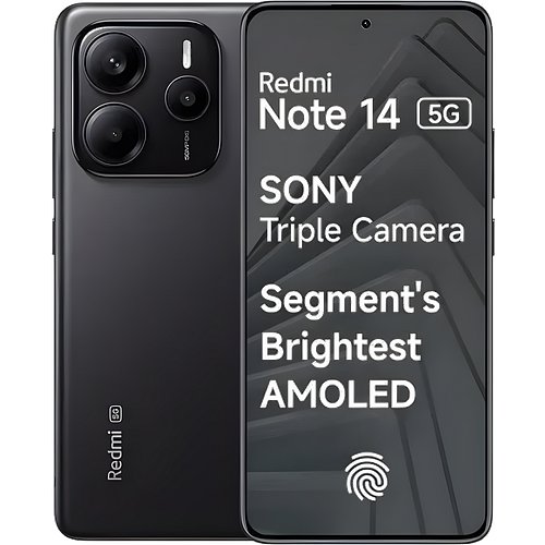 Redmi Note 14 5G (Titan Black, 6GB RAM 128GB Storage)