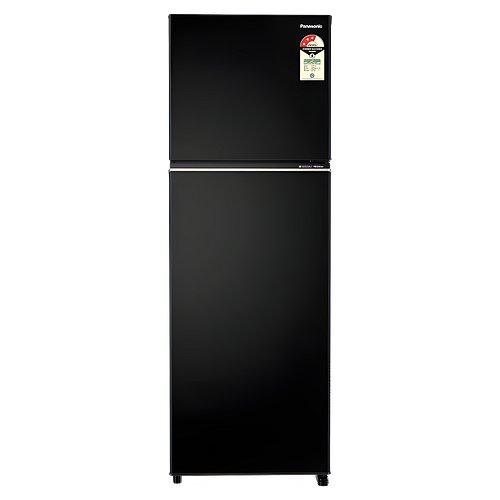 Panasonic 322 Litres 3 Star Frost Free Double Door Convertible Refrigerator with Surround Cooling (NR-TG368CPKN, Diamond Black)