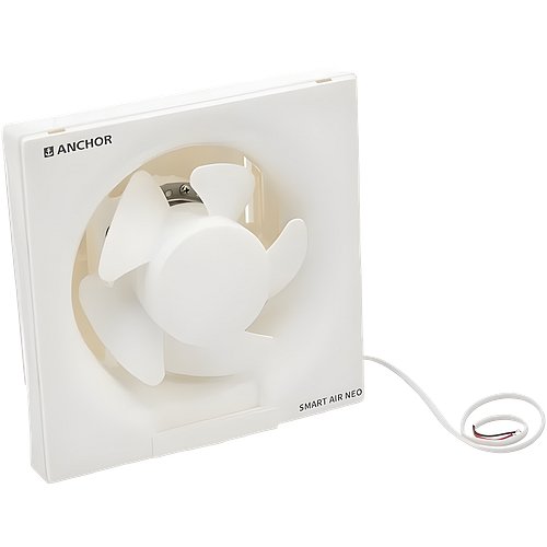 Anchor By Panasonic Smart Air Neo 200mm, High Speed Motor Exhaust Fan For Kitchen, Bathroom With 1300 Rpm (White, 1 Piece) (14180WH / 13048WH)
