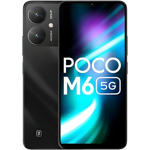 POCO M6 5G (Galactic Black, 128 GB) (6 GB RAM)