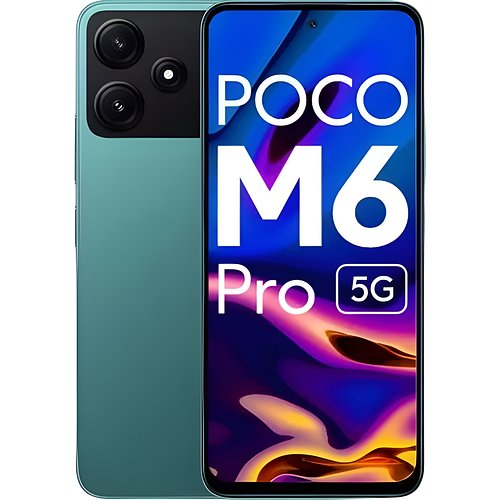 POCO M6 Pro 5G (Forest Green, 128 GB) (6 GB RAM)#JustHere