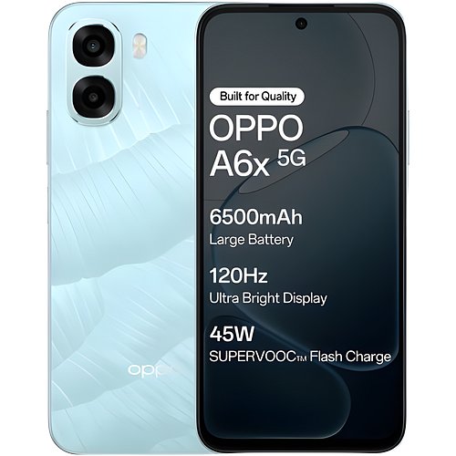 OPPO A6x 5G (Ice Blue, 64 GB) (4 GB RAM)