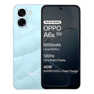 OPPO A6x 5G (Ice Blue, 128 GB) (6 GB RAM)