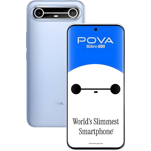Pova Slim 5G (Sky Blue, 8GB+128GB)