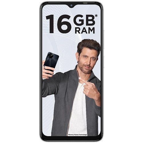 itel S23(Mystery White, 8GB RAM, 128GB Storage) Upto 16GB RAM with Memory Fusion| 50MP AI Dual Rear Camera | 5000mAh Battery | 90 Hz Display | Type-C Charging