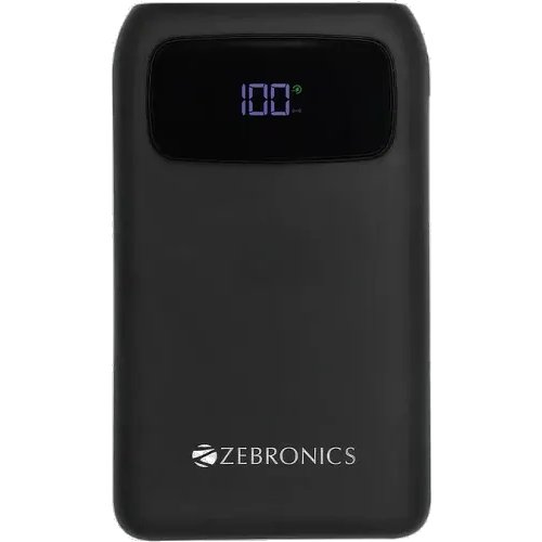 Zebronics Zeb-MW57 Wireless Power Bank, Black