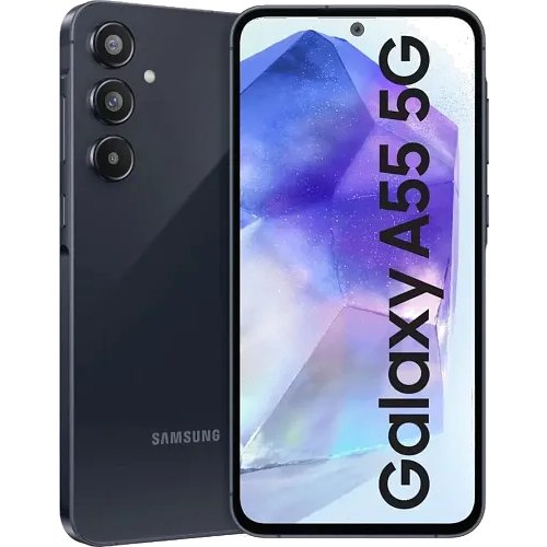 Samsung Galaxy A55 5G (Awesome Navy, 8GB RAM, 256GB Storage) | Metal Frame | 50 MP Main Camera (OIS) | Nightography | IP67 | Corning Gorilla Glass Victus+ | sAMOLED with Vision Booster