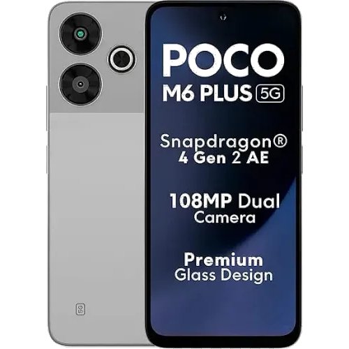 Poco M6 Plus 5G Ice Silver 8GB RAM 128GB ROM