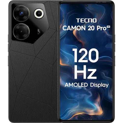 Tecno Camon 20 Pro 5G (Dark Welkin, 8GB RAM,128GB Storage)