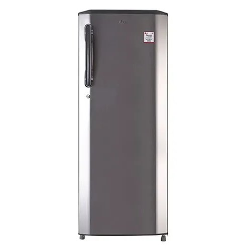 LG Refrigerator, 261 Liters, 3 Star, Smart Inverter Compressor, Smart Connect, Shiny Steel Finish, Direct Cool Single Door Refrigerator, GL-B281BPZX