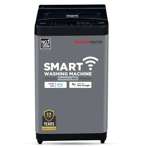 Panasonic 8 Kg Fully-Automatic Top Load Smart Washing Machine (NA-F80CH3CRB, Charcoal Inox Grey)
