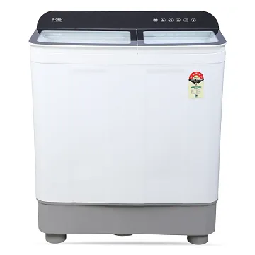 Haier 7 Kg Semi-Automatic Washing Machine (White, HTW70-178BKN)