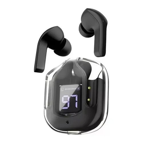 Ultrapods Earbuds True Wireless Earbuds Bluetooth 5.1 with mic and Charging Case Bluetooth Headset Earbuds for All Smart Phones (Black)