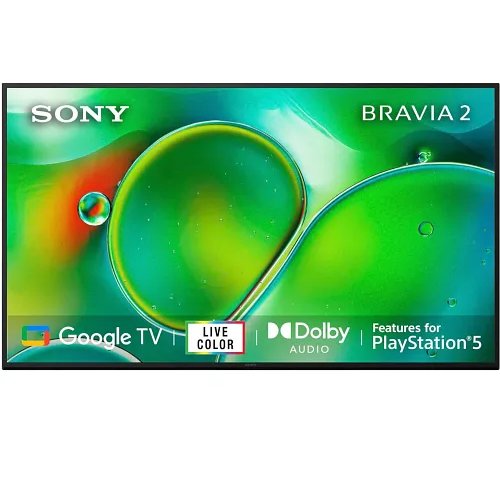 Sony 164 cm (65 inches) Bravia 2 4K Ultra HD Smart LED Google TV K-65S25 (Black)