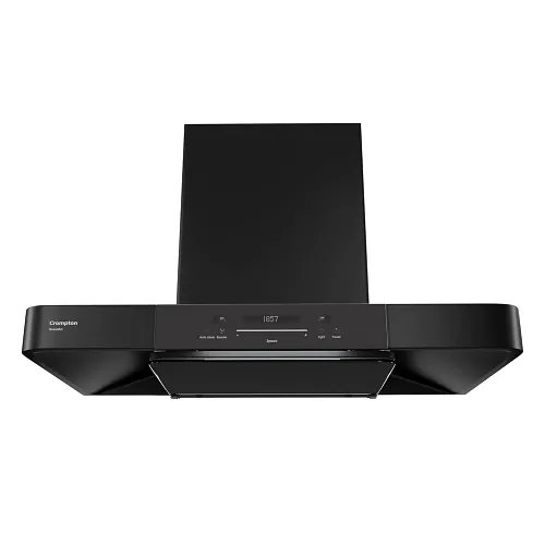 Crompton CHD-GAVB90FLE-MBL Chimney, (Crompton GrandArt Inverter Motor Inclined 90cm Filter less Auto Clean Wall Mounted Chimney)