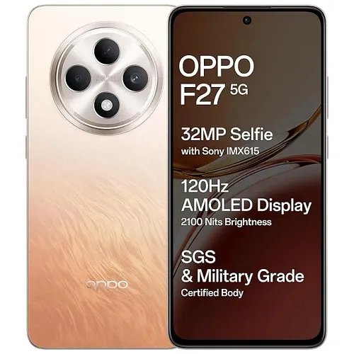 Oppo F27 5G (Amber Orange, 8GB RAM, 128GB Storage)