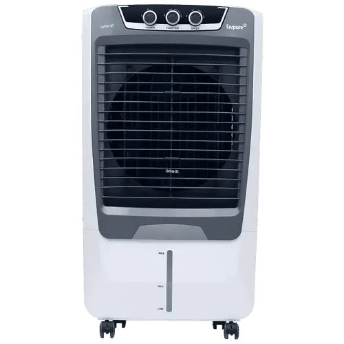 Livpure Livfree 65 Litres Desert Air Cooler with 4 Way Louver Movement (Thermal Overload Protection, White & Grey)
