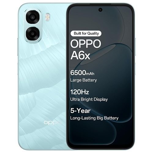 Oppo A6X 5G (Ice Blue, 4GB RAM, 128GB Storage