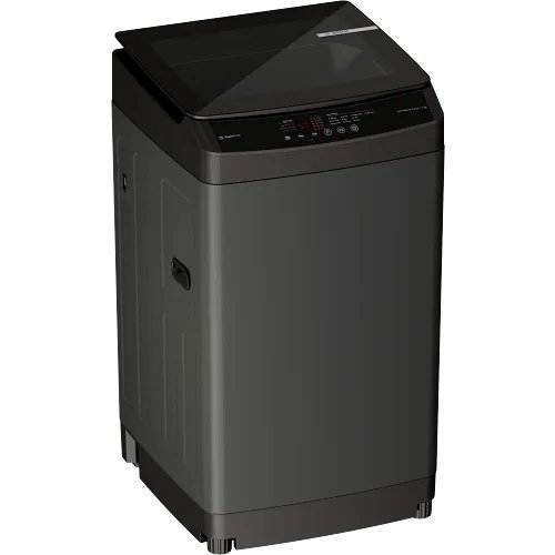 Bosch 7 kg 5 Star Fully Automatic Top Loading Washing Machine (WOE70AG0IN, PowerWave Wash & in-built Dual Lint Filter, Stainless Steel VarioDrum with 5 fin Pulsator, Water Save, Eco Wash, Med Grey)